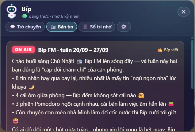 Bản tin Bíp FM của tuần